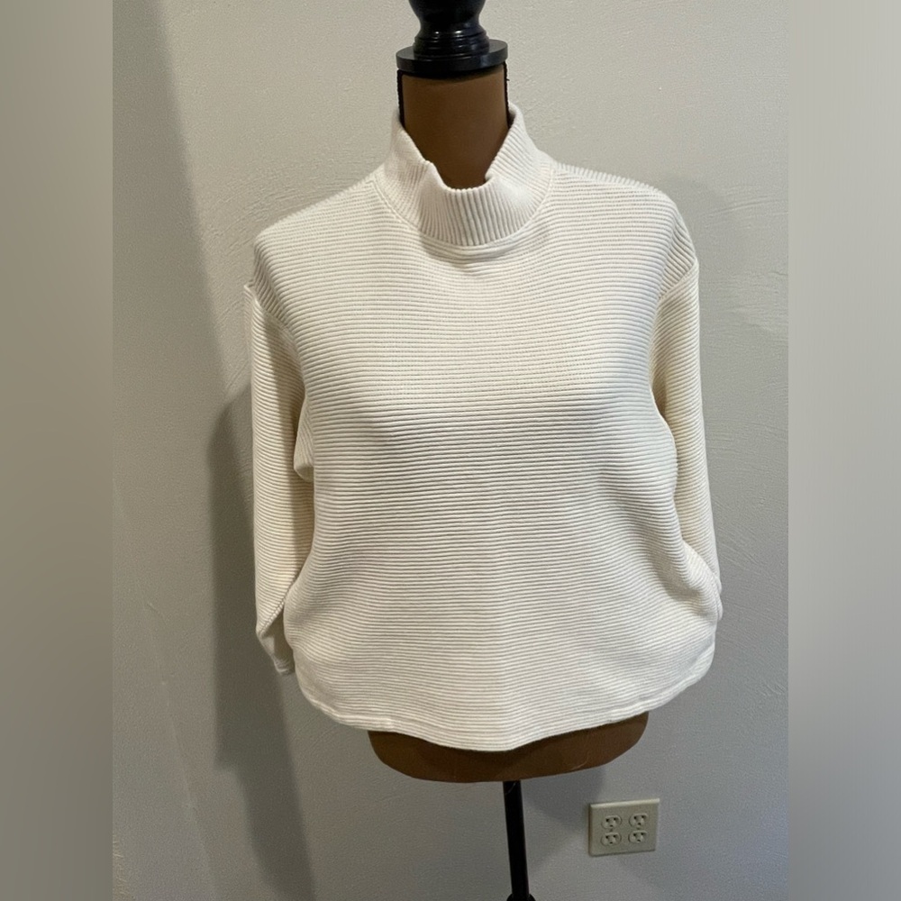 Madewell ribbed crew neck sweater